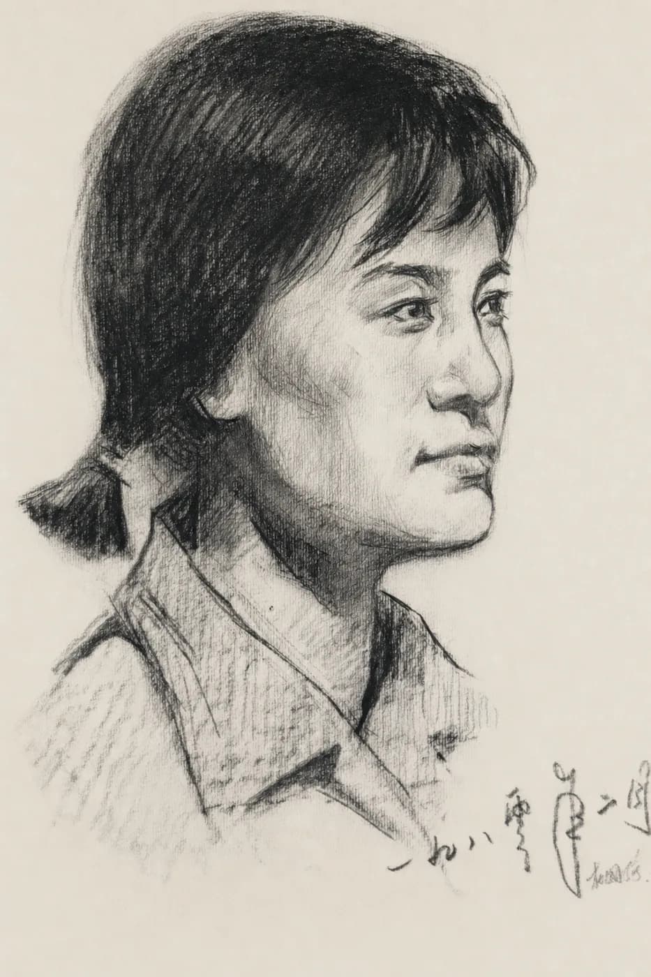 青年女子肖像
