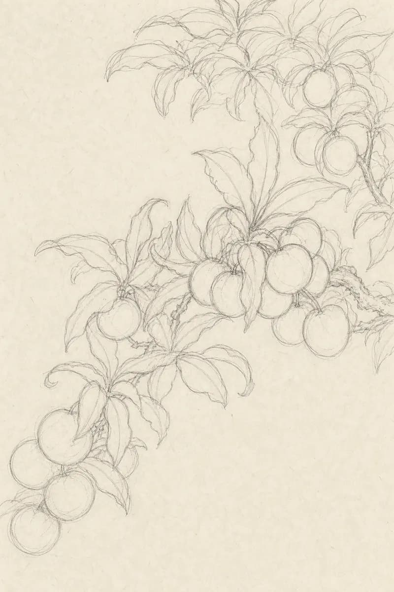 下描き