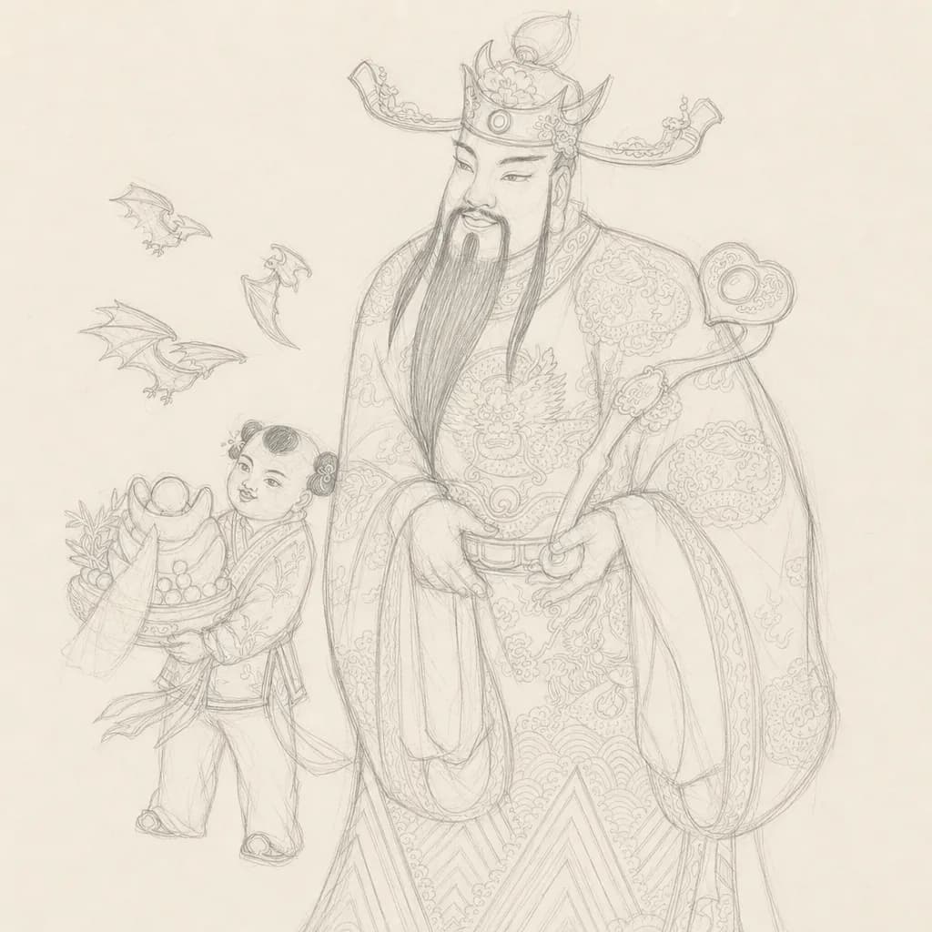 下描き