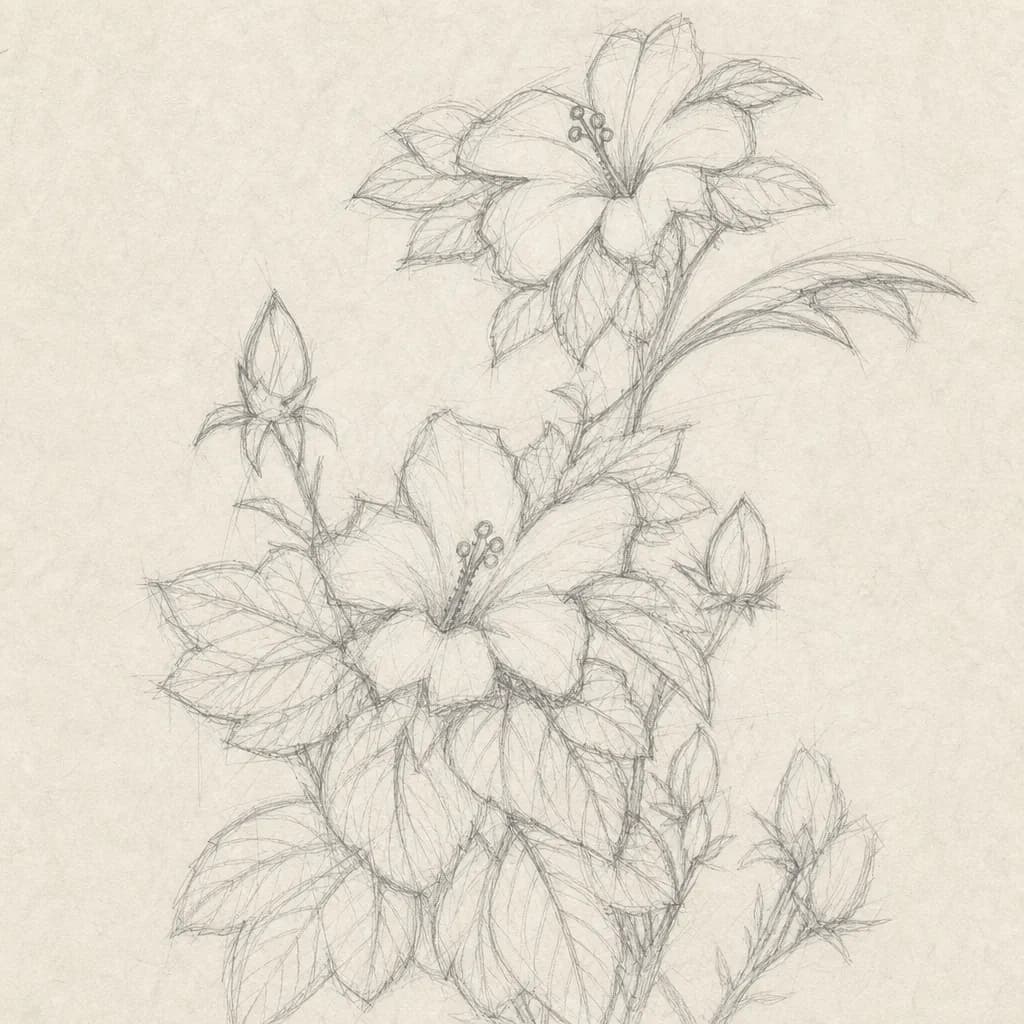 下描き