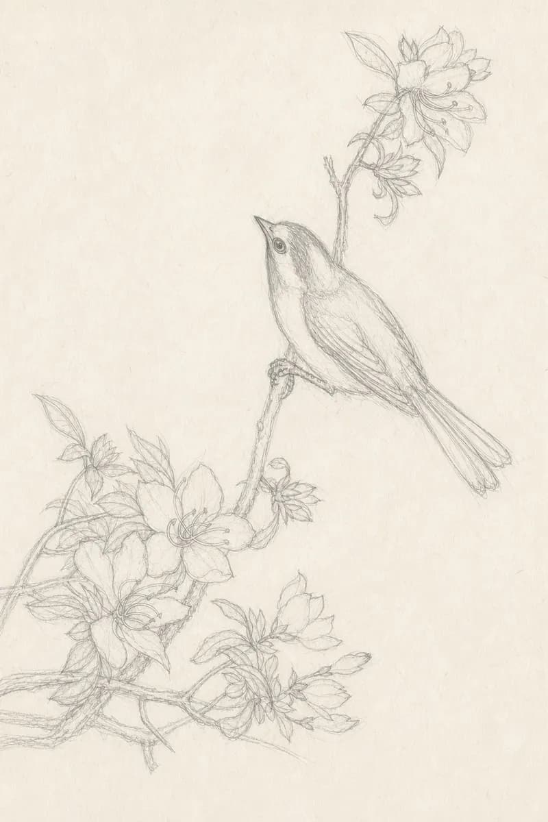 下描き