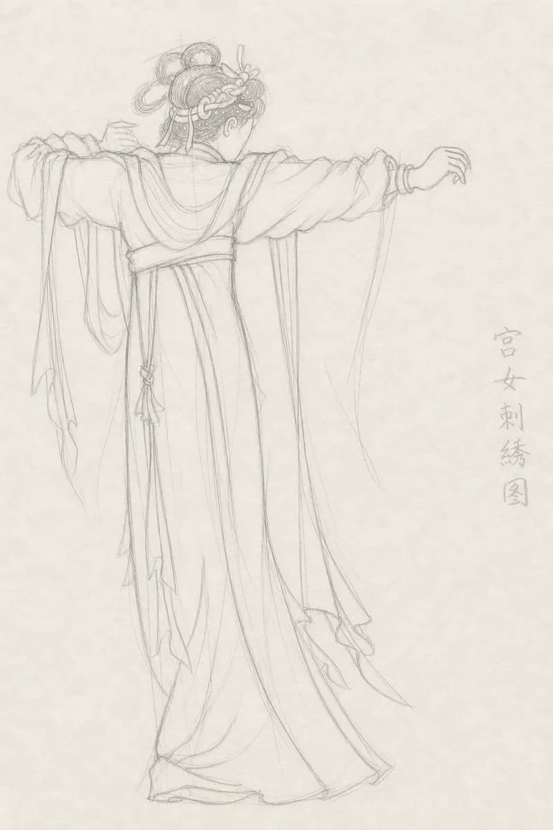 下描き