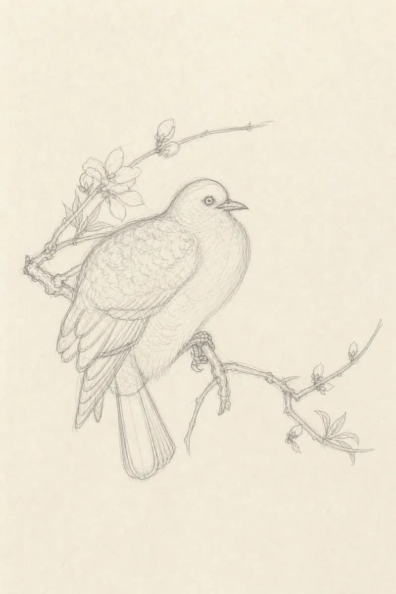 下描き