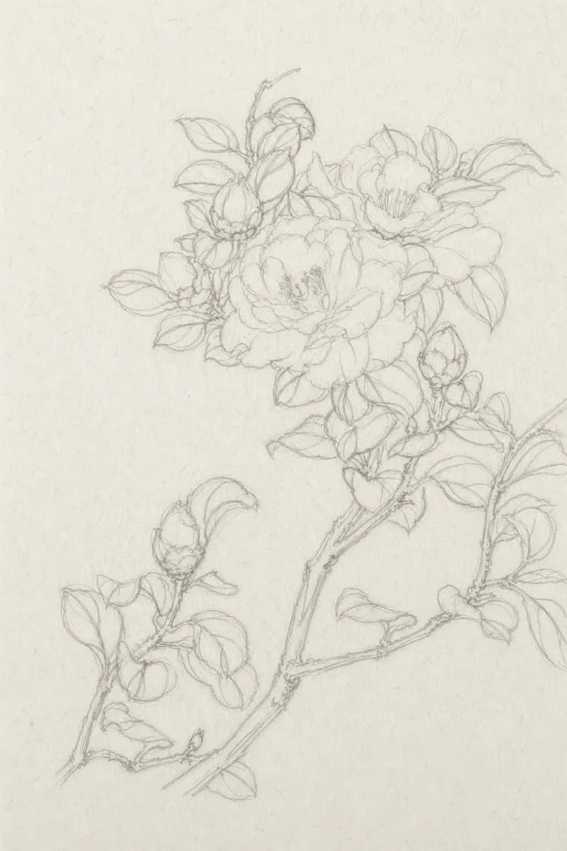 下描き