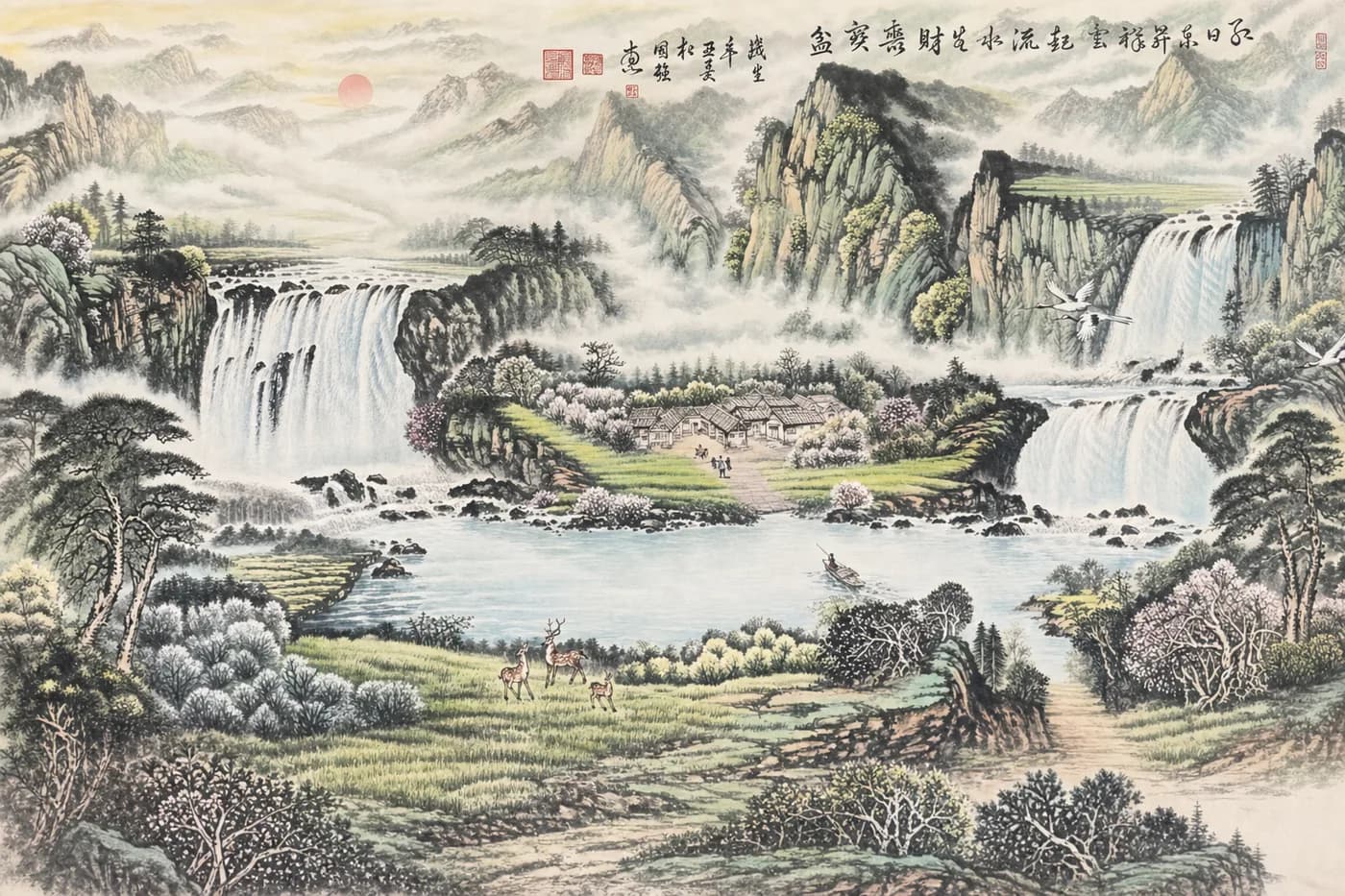 旭日山河
