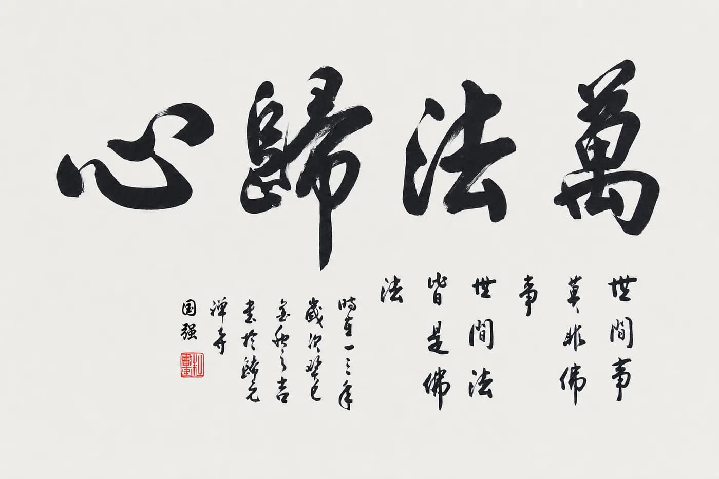 萬法歸心