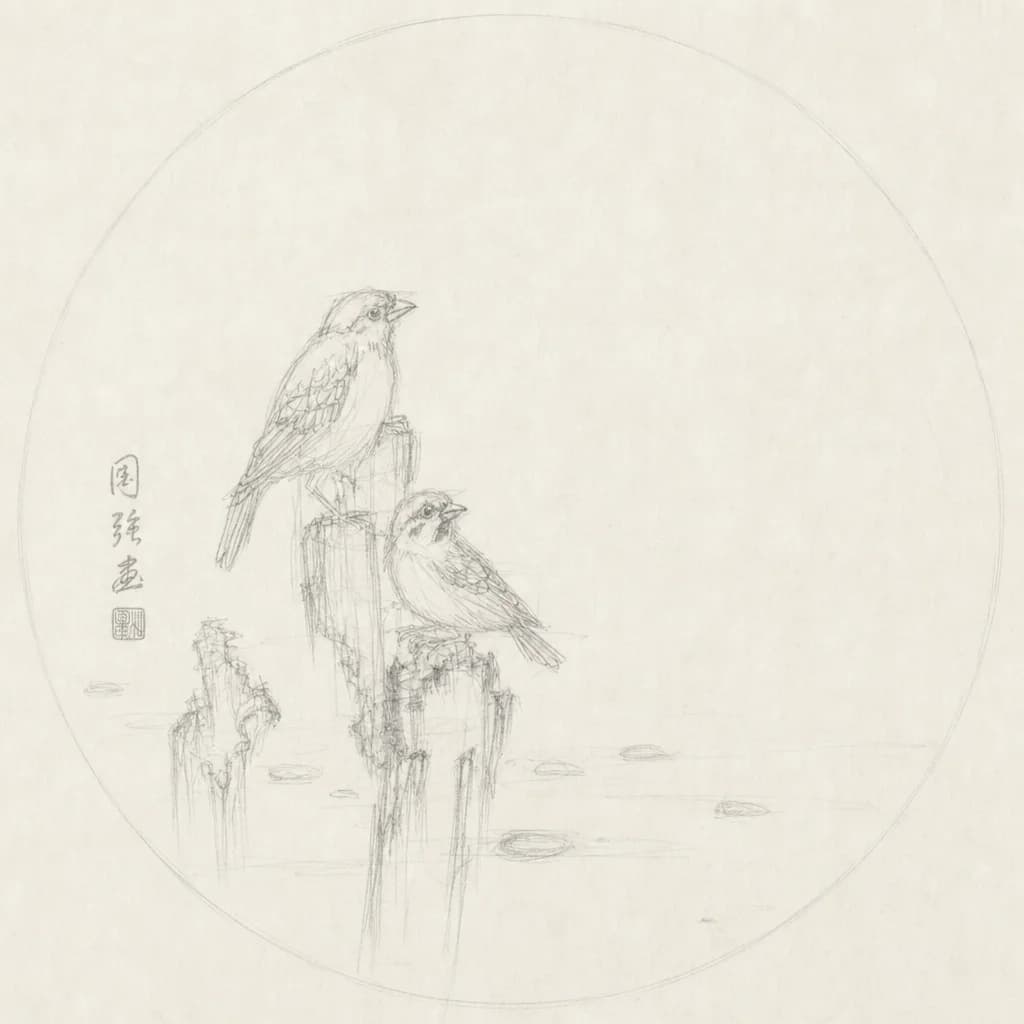 下描き