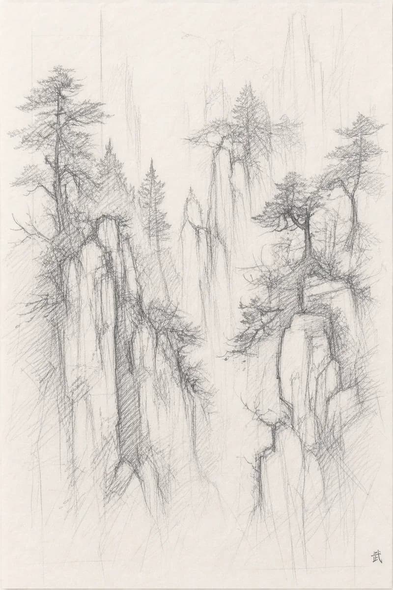下描き