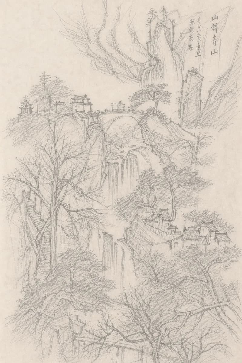 下描き