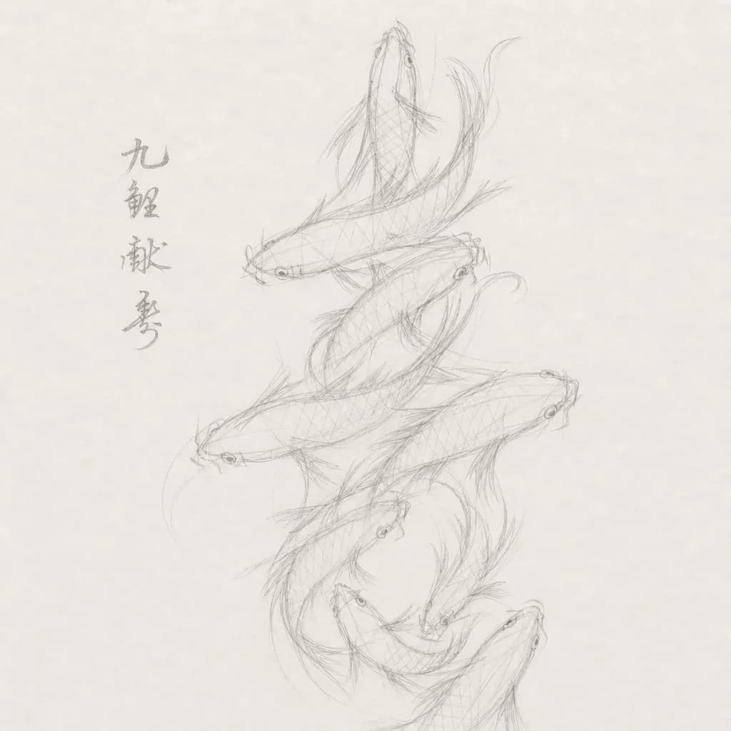 下描き