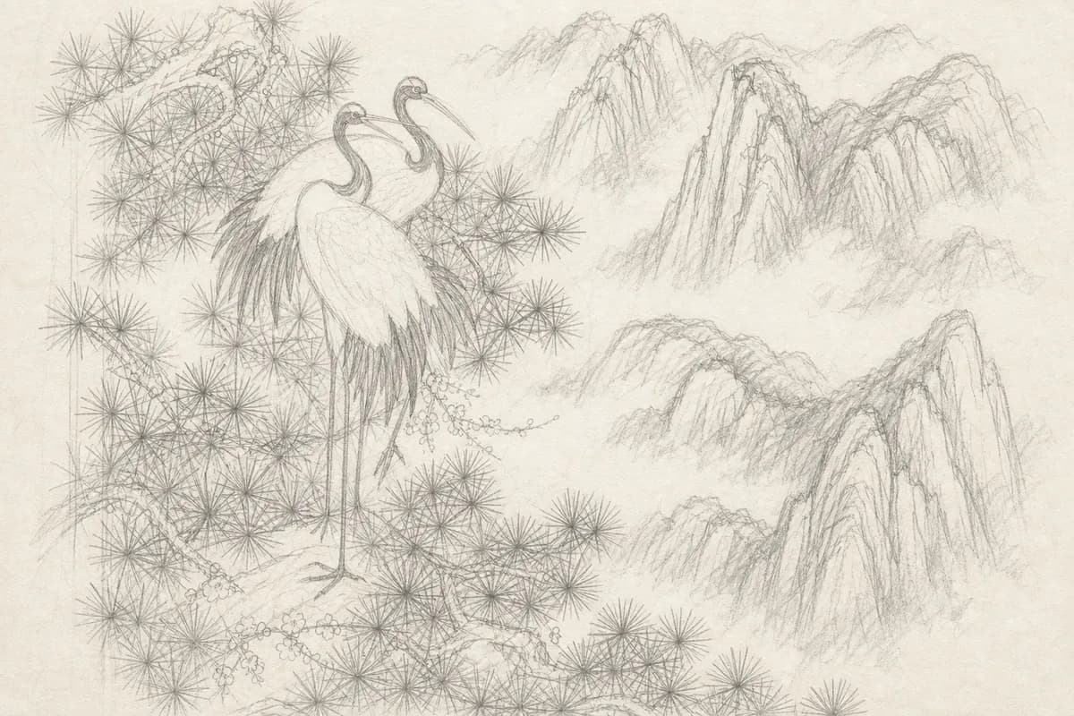 下描き