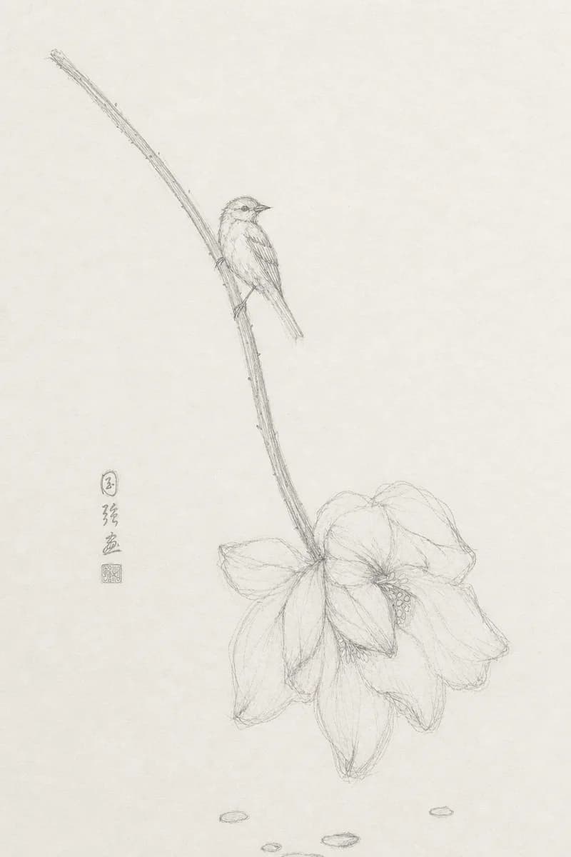 下描き